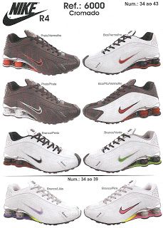 tenis nike shok masc. fem. inf 1ª linha